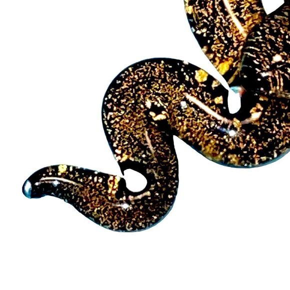 Antica Murrina hand crafted Venetian Glass serpentine pendant necklace - Picture 6 of 11